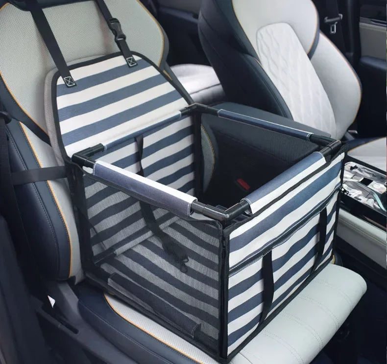 Waterproof Travel Dog Car Seat Cover & Carrier – Hammock Basket for Small & Medium Pets