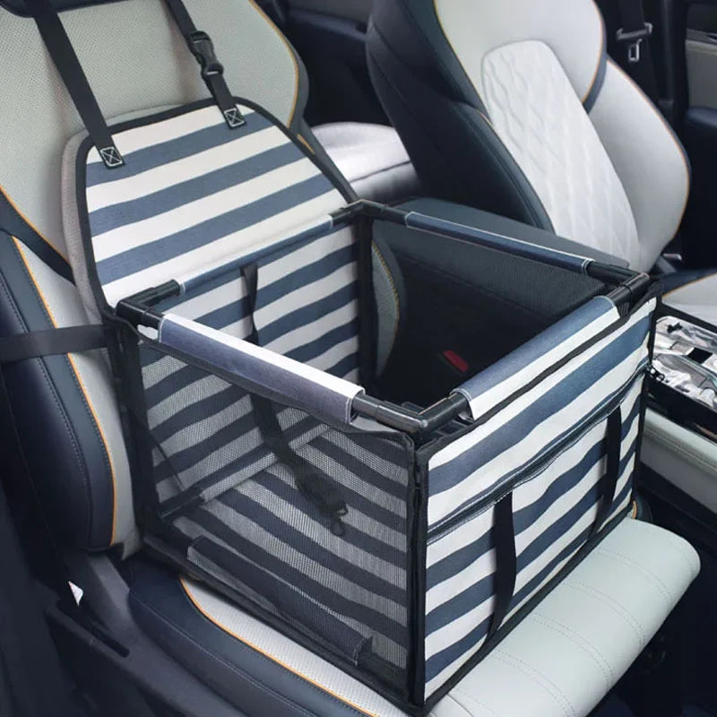Waterproof Travel Dog Car Seat Cover & Carrier – Hammock Basket for Small & Medium Pets