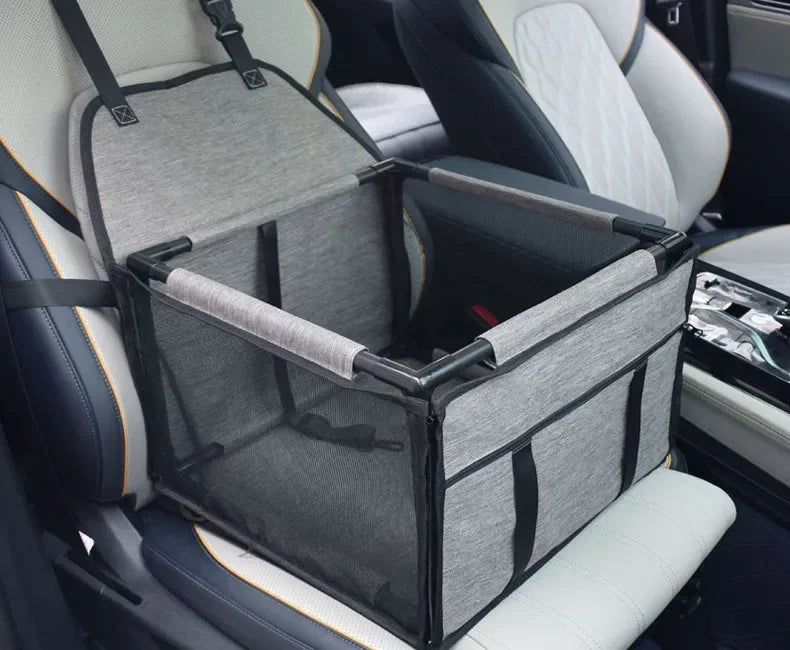 Waterproof Travel Dog Car Seat Cover & Carrier – Hammock Basket for Small & Medium Pets