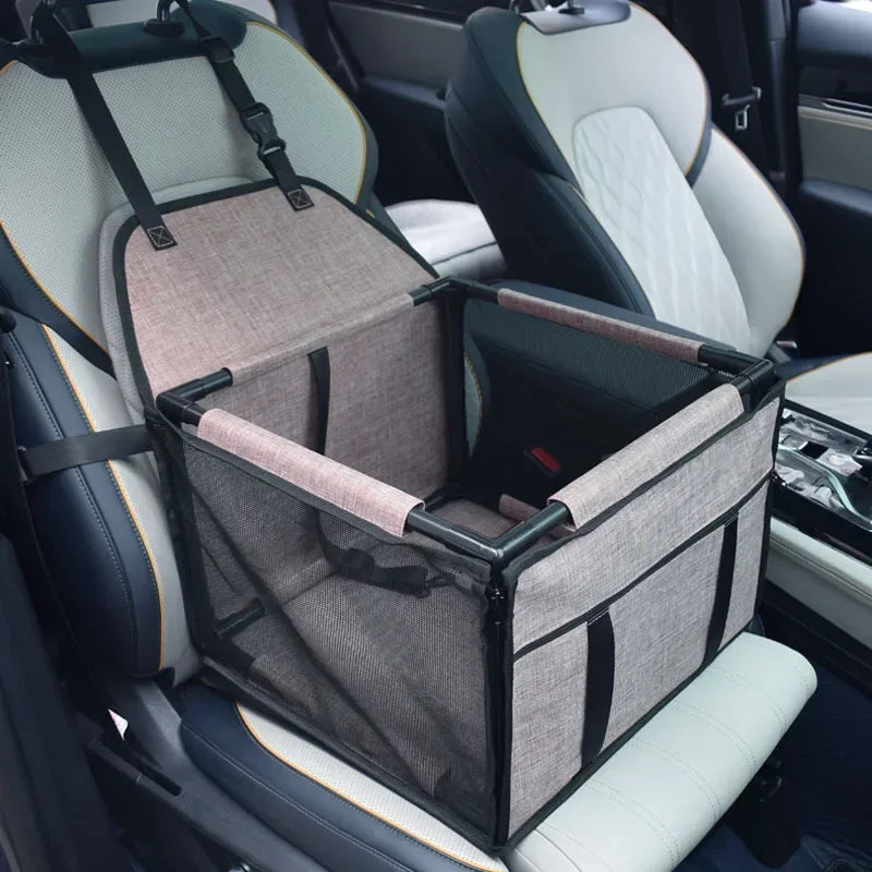 Waterproof Travel Dog Car Seat Cover & Carrier – Hammock Basket for Small & Medium Pets