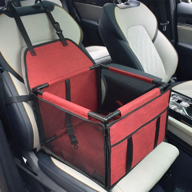 Waterproof Travel Dog Car Seat Cover & Carrier – Hammock Basket for Small & Medium Pets
